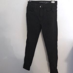 Black American Eagle Skinny Jeans